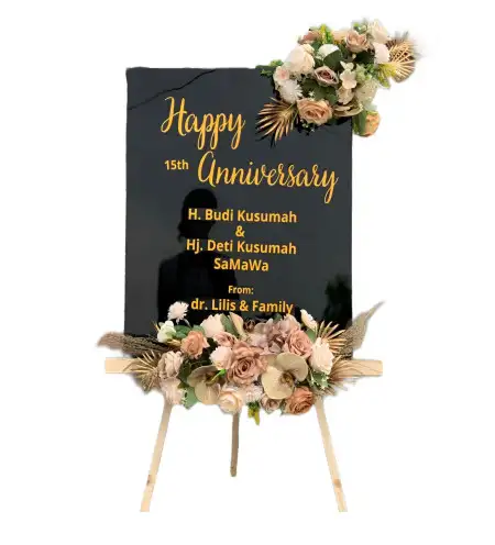 Papan Bunga Akrilik Kaligentong